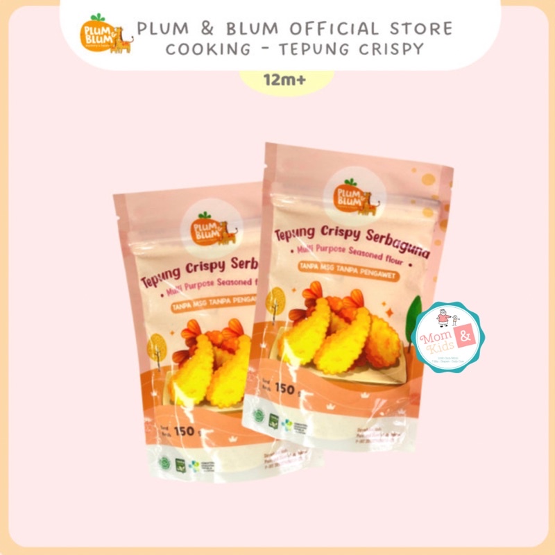Plum &amp; Blum Tepung Crispy Serbaguna No MSG 150gr | Tepung Bumbu Serbaguna MPASI Bayi