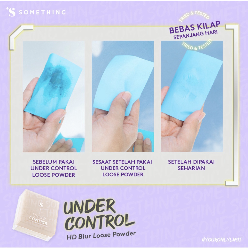 SOMETHINC Under Control HD Blur Loose Powder - Bedak Tabur