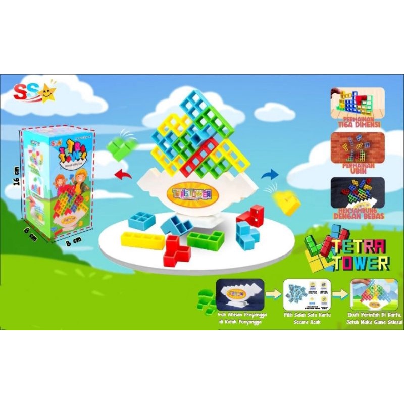 mainan Tetra tower