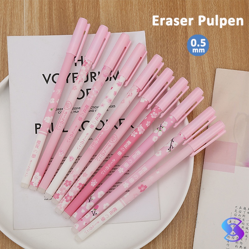 

Erasable Gel Pen / Pulpen Gel - Bisa Dihapus -Biru 0.5 mm-Suning Mall