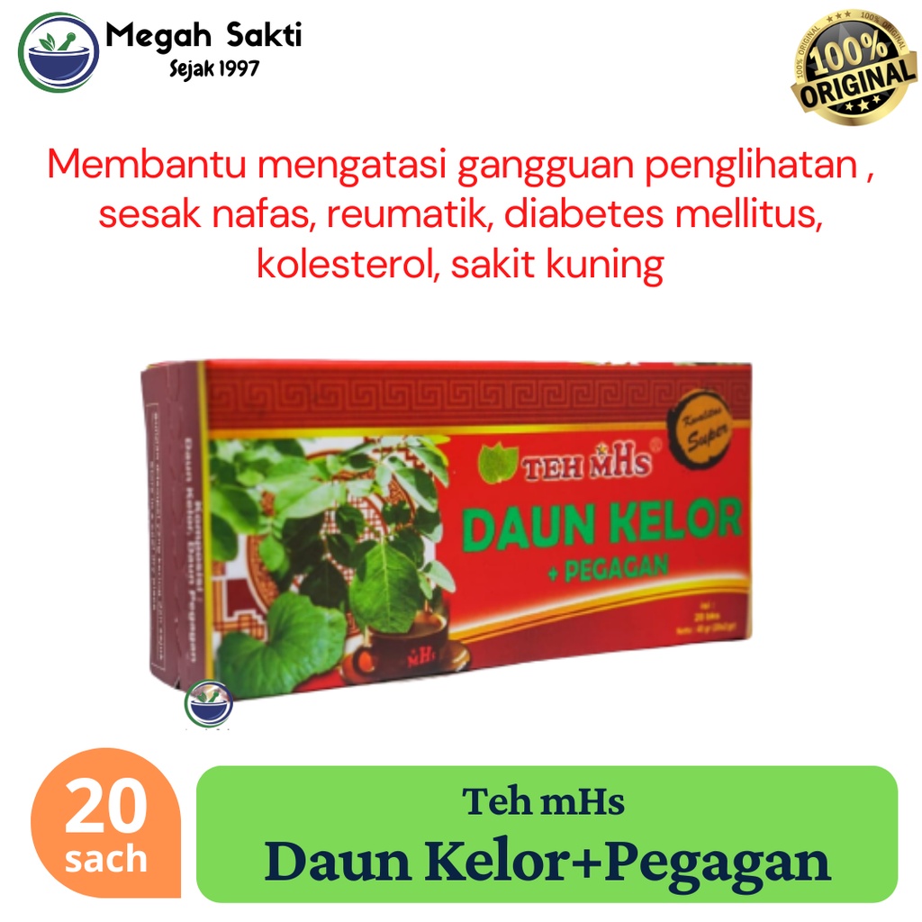 

Megah Sakti - Teh Mhs Daun Kelor Plus Pegagan - Gangguan Penglihatan Lever Jantung