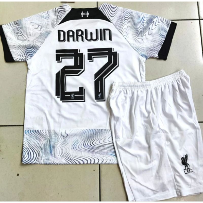 JERSEY BAJU BOLA ANAK LIVERPOOL AWAY KIDS 2022/2023 GRADE ORI