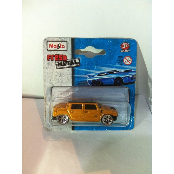 Fresh Metal - 2001 Hummer H2 SUT. Orange by MAISTO 2014