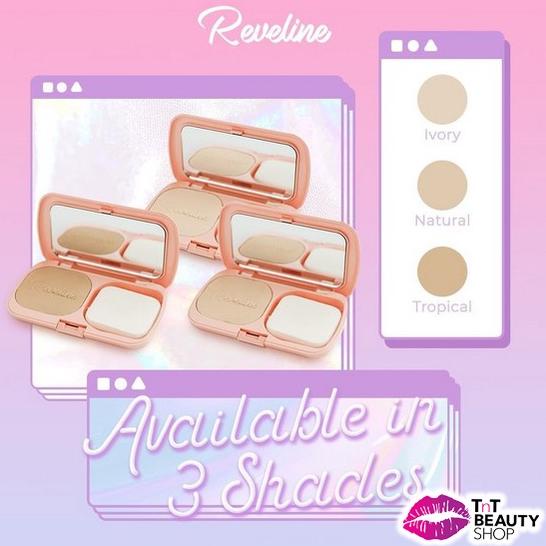 GRATIS ONGKIR REVELINE Brightening Two Way Cake - Bedak Padat (ART. 3786)