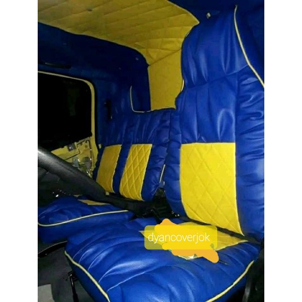 sarung jok model sofa+plafon+sarung setir untuk berbagai jenis truk