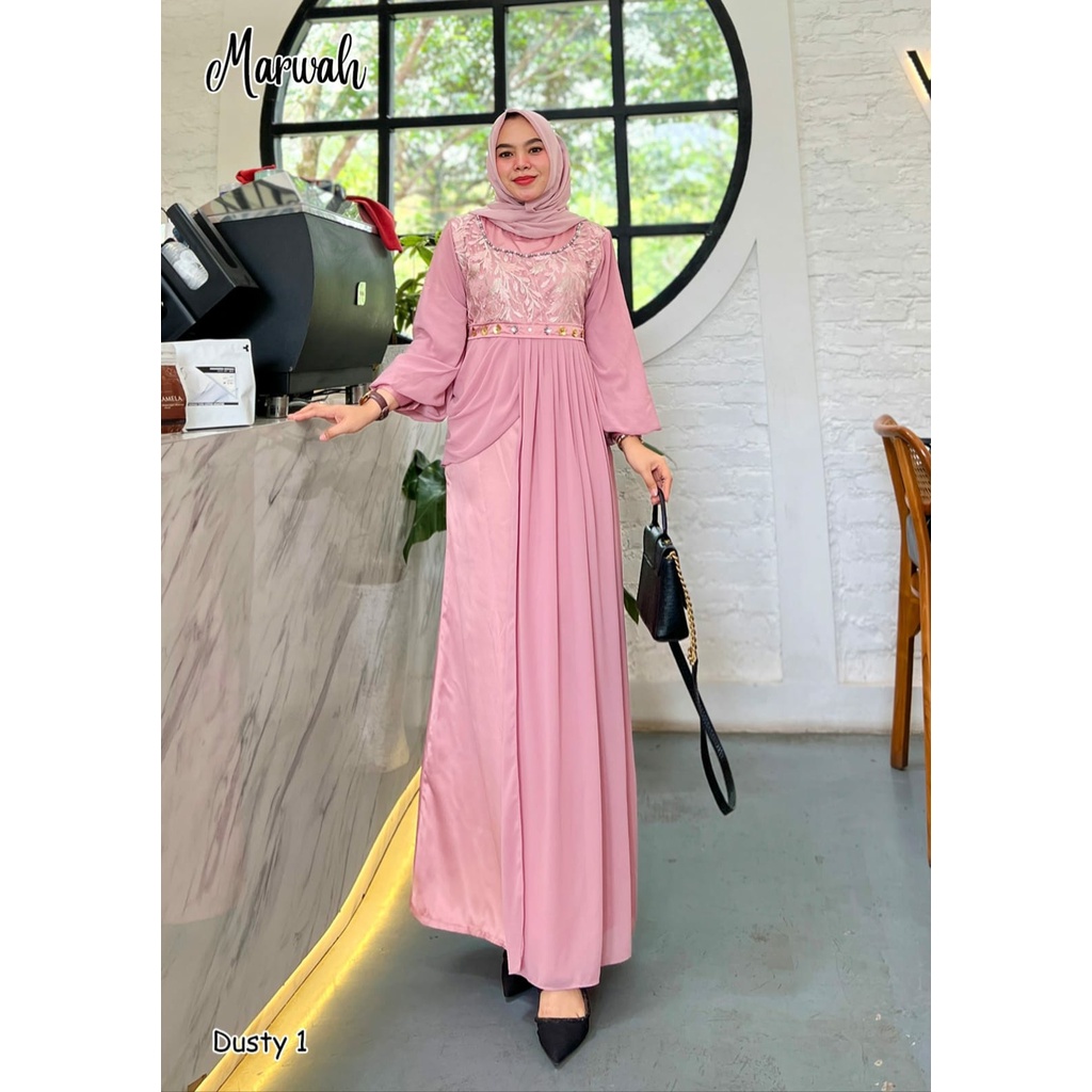 GAMIS KONDANGAN MARWAH DRESS PESTA