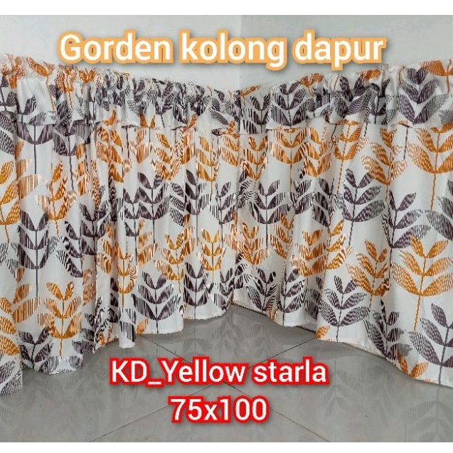 Gorden kolong dapur/ horden kolong