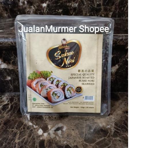 

Star Sakao Yaki Sushi Nori Rumput laut Isi 50 Lembar !