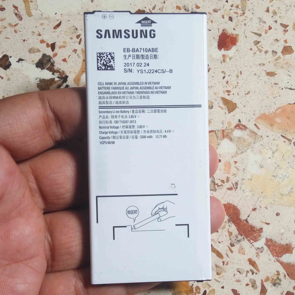 Baterai Samsung Galaxy A7 2016 Baterai Samsung A7 2016 SM A710FD Batrei Samsung Galaxy A7 2016 SM-A7