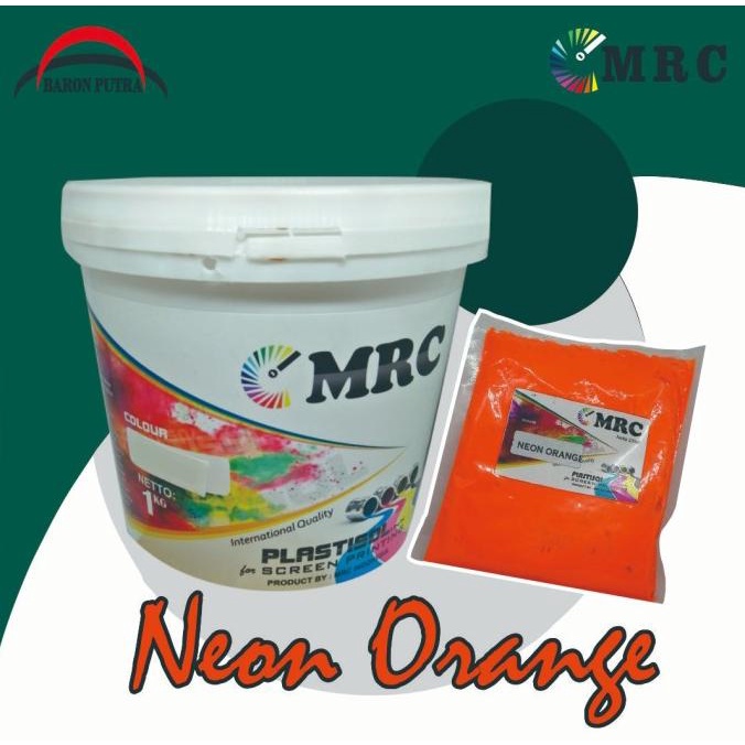 

Produk Unggulan] PLASTISOL MRC NEON ORANGE 200GR