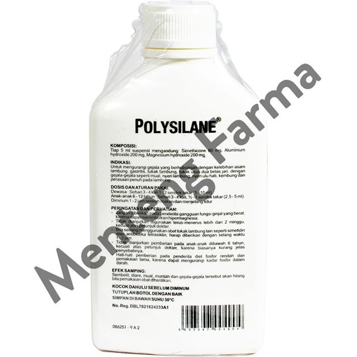 Polysilane Cair - Obat Maag, Mual dan Nyeri Lambung