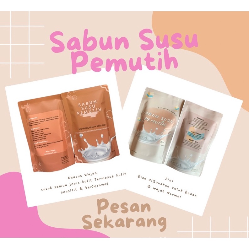 [READY STOCK] SABUN SSP BPOM - SABUN SUSU PEMUTIH BADAN DAN WAJAH