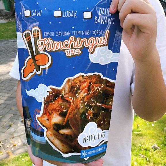 

limited Edition✔️Kimchi 1kg Korea HALAL- Sawi, Lobak, Daun Bawang , Surabaya Kimchingu Kkakdugi|SQ2