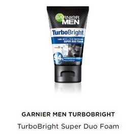 Garnier Men Facial Foam Face Wash Sabun Pembersih Oil Control Matcha, Icy Scrub, Cooling Foam, Charcoal Foam, Acnofight Wasabi Brightening, Scrub in Foam, Trubobright PowerWhite Super duo Foam, Brightening Foam