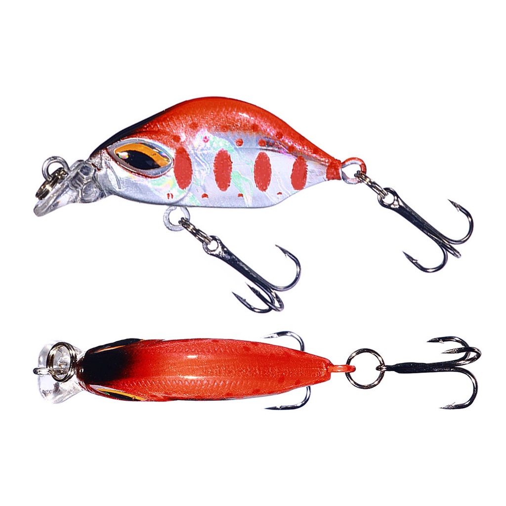 Hengjia 1pc New Umpan Pancing Full Swiming Layer Fishing Lure Sinking Minnow Hardlure Bentuk Ikan Kecil Bahan Plastik 3.8cm 3.3g Small Bait Tackle