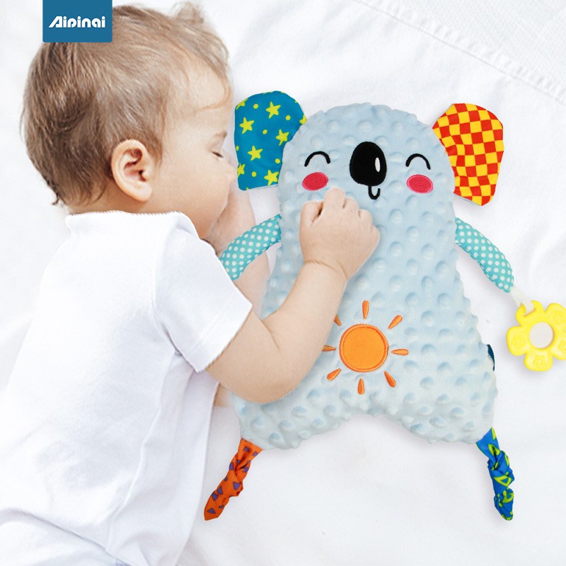 ANIMAL MINKY | boneka bayi minky | rattle teether baby