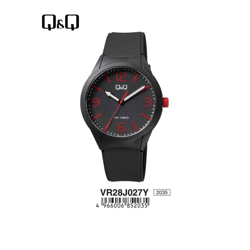 SALE Jam Tangan Unisex Sporty Casual Rubber Analog Original Q&amp;Q QNQ QQ VR28 VR28J Series