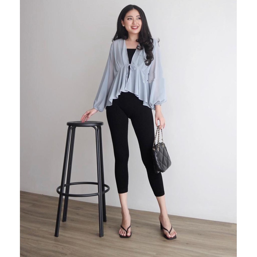 Toply shop Outer Silvia / Outer ceruty / Cardigan wanita