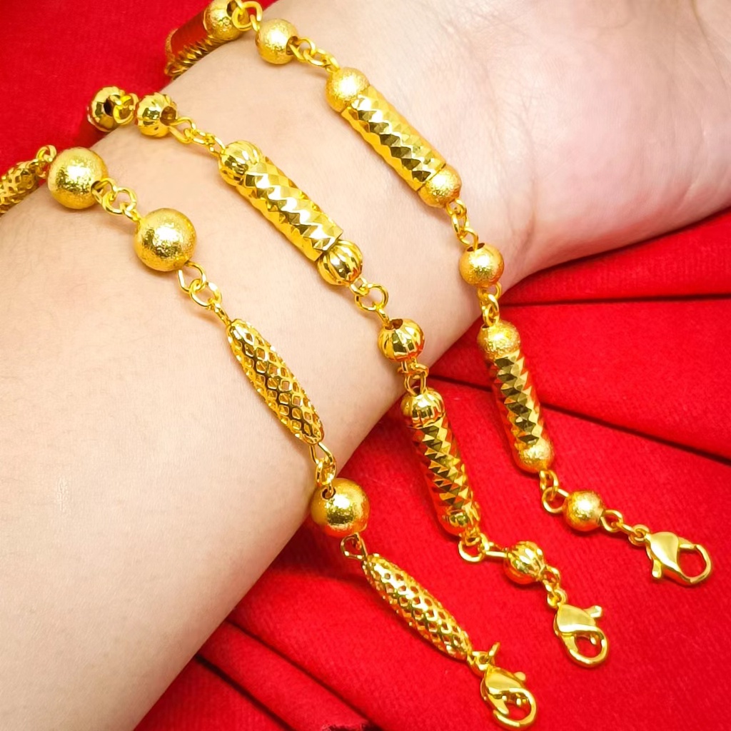 Gelang tangan bangle rantai terbaru xuping perhiasan lapis Emas 24k gold fashion anti karat tidak mudah luntur hadiah ulang tahun