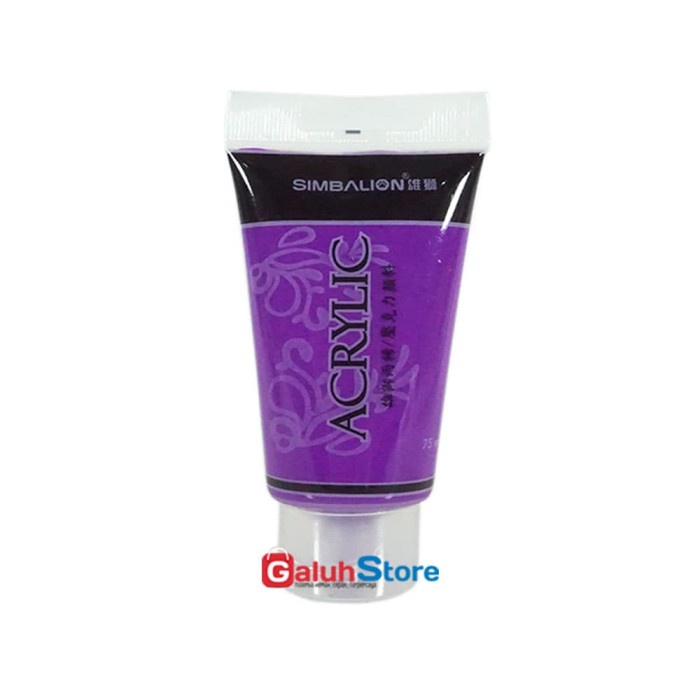 

Hemat Simbalion Cat Acrylic 75Ml Ungu No 16 Hemat