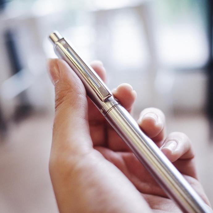

Sheaffer Sentinel 323 BP- Brushed Chrome Plate Featuring Nickel Plate