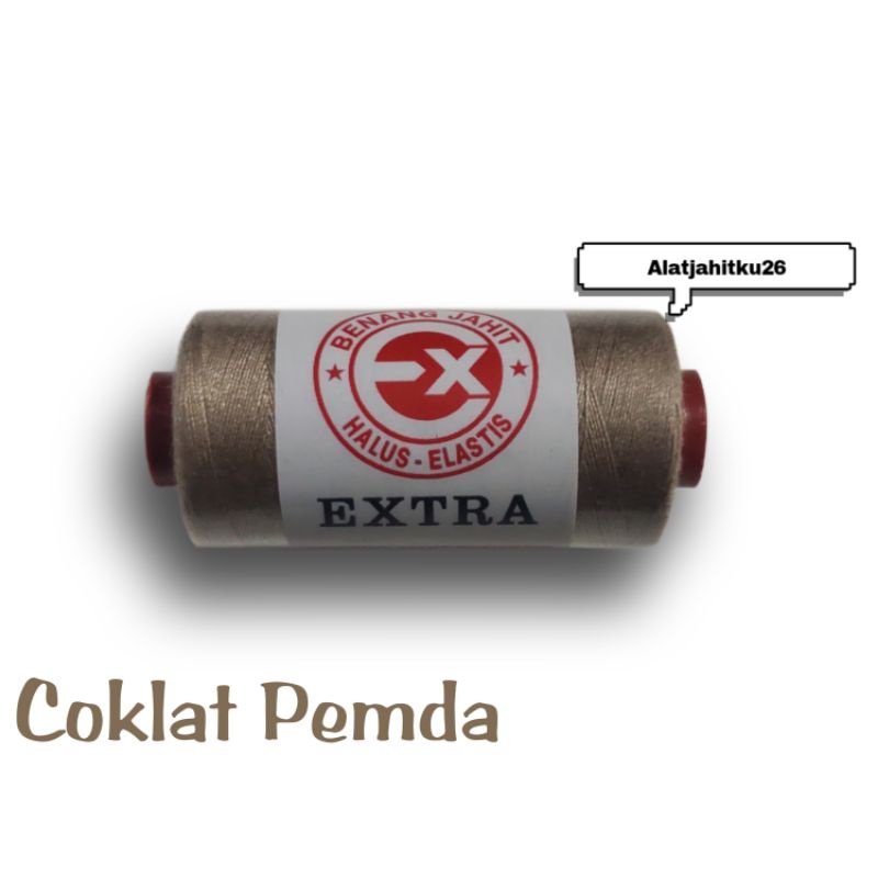 Benang Extra coklat pemda