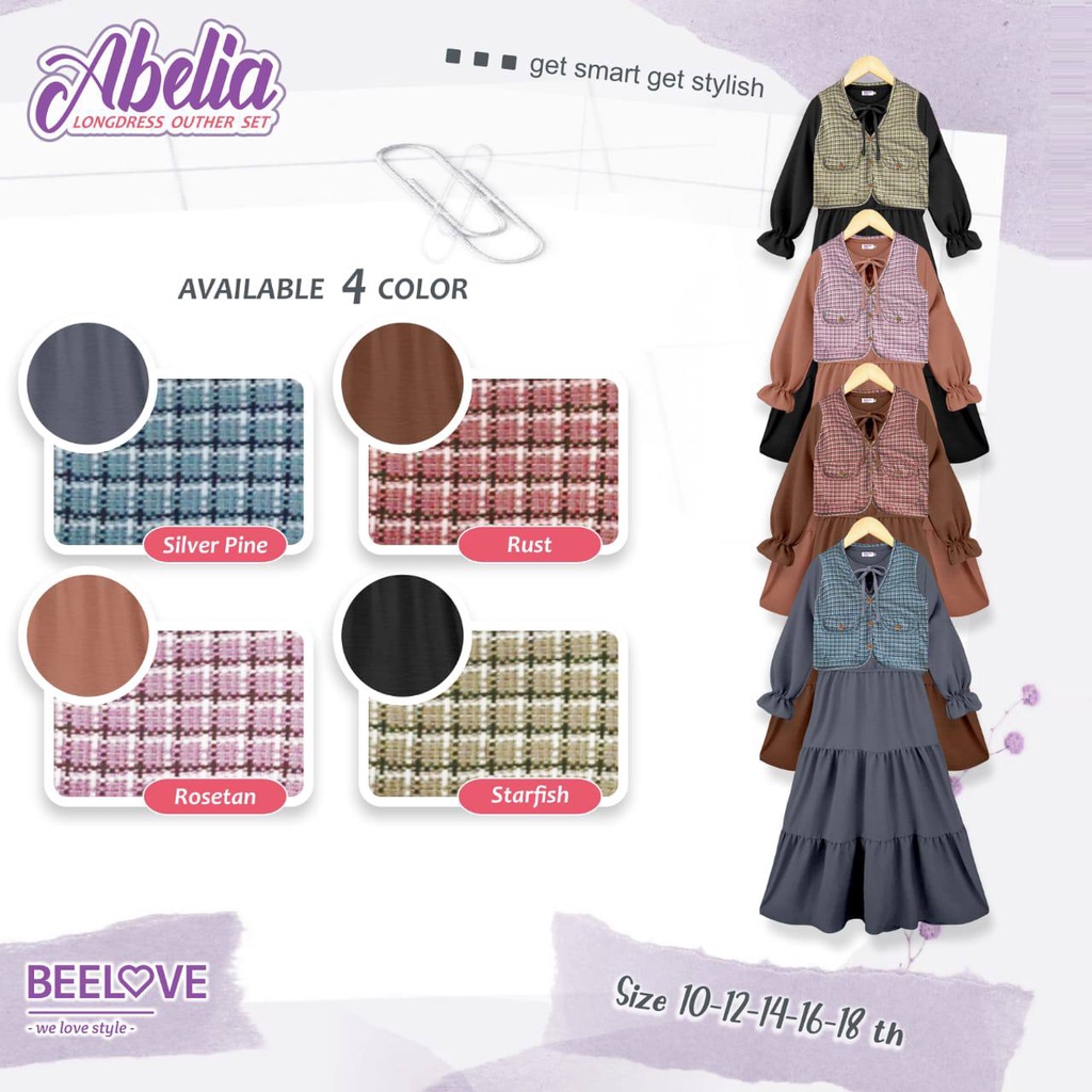 ABELIA LONGDRESS OUTHER by BEELOVE KIDS