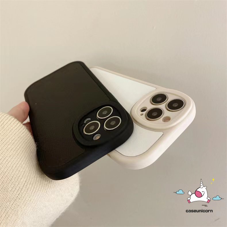 Oppo A17 A15 A16 A17K A12 A95 A57 A77s A96 A76 A55 A54 A7 A5S A3S A94 A16K A74 A16E A1K A53 A31 A9 A5 Reno 8 7 7Z 8Z 5F 5Z 6Z 6 A92 A12 Luxury Leather Simple Soft Case Tahan Banting