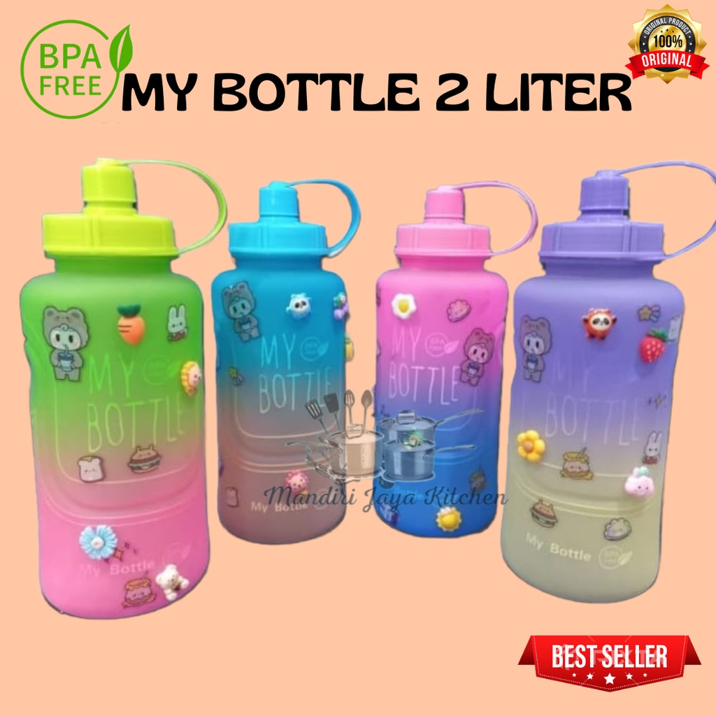My Bottle 2 Liter / Botol Minum Uk 2 Liter / Botol Minum Kekinian
