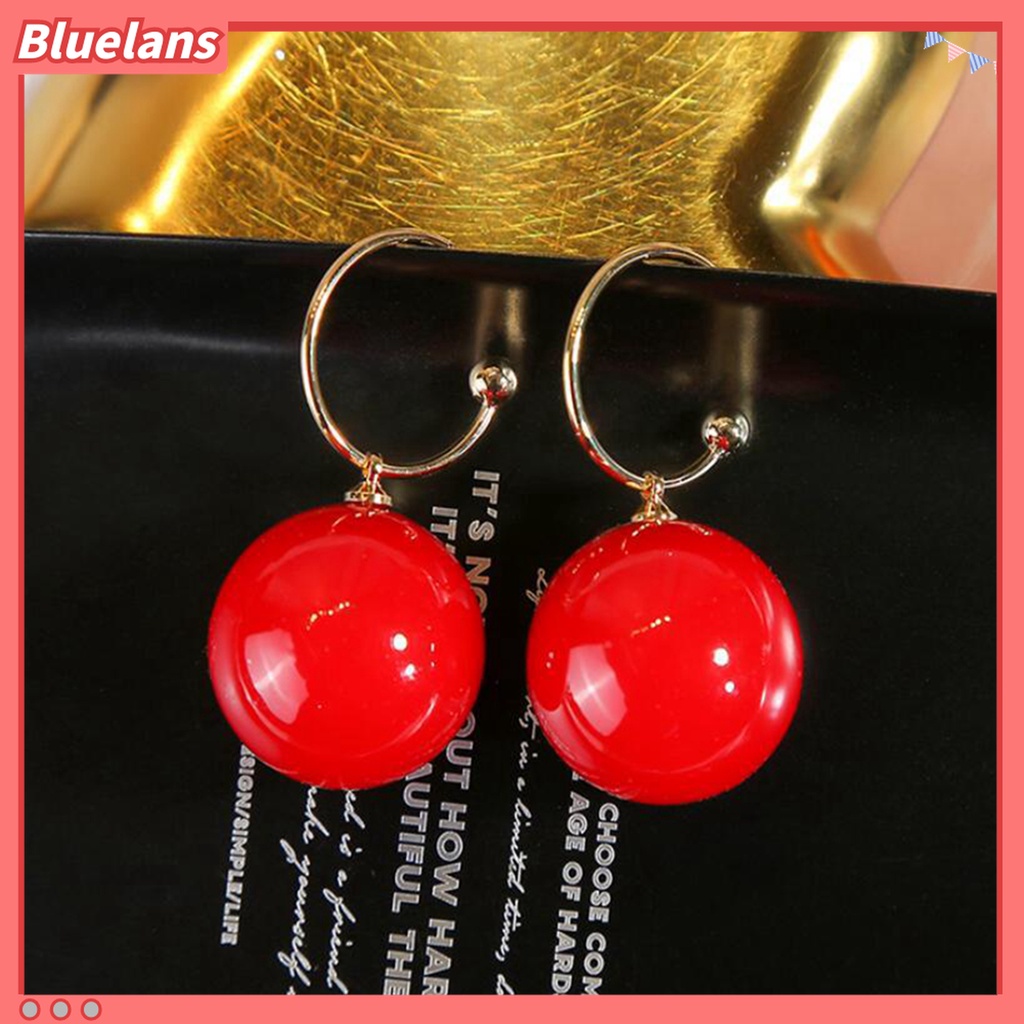 Anting Stud Liontin Mutiara Tiruan Bentuk C Untuk Hadiah Perhiasan Wanita