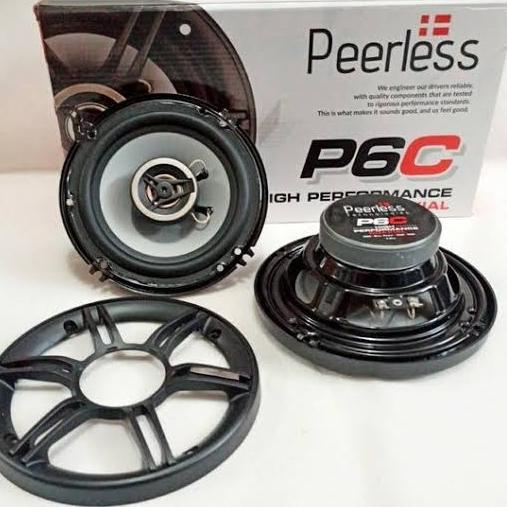➭ Audio Mobil Speaker Coaxial Pintu 6 inch Peerless by Cello Audio P6C ✵ (Terlaris)