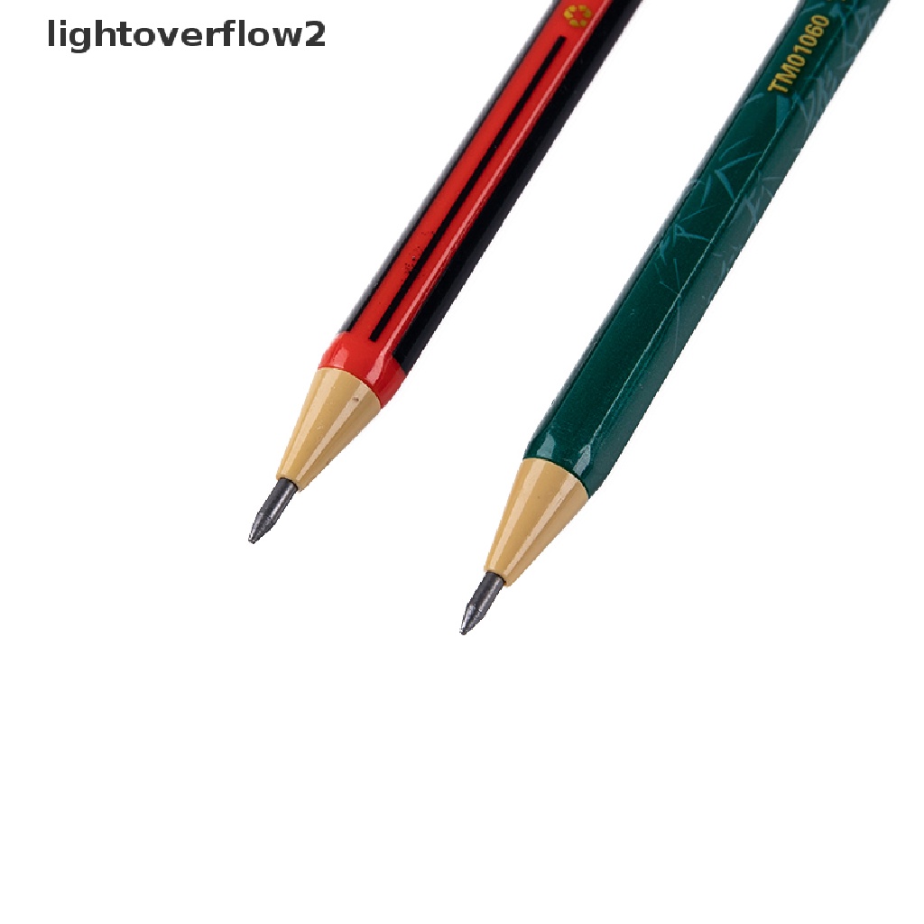 (lightoverflow2) 1 Set Pensil Mekanik 2.0mm Dengan Refill Untuk Menulis / Sketsa