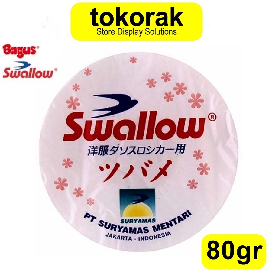 SWALLOW REFILL KAMPER TOILET 80 GRAM KAPUR BARUS GANTUNG