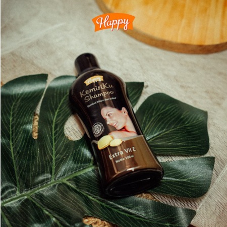Sampo Kemiri Happy Shampoo Kemiriku Penghitam Rambut Uban Penyubur Rambut Original