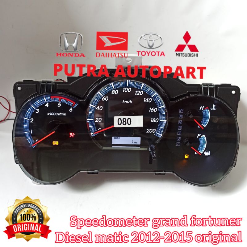 speedometer kilometer grand fortuner diesel matic 2012-2015 original