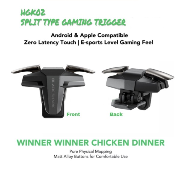 Dijual BLACK SHARK HGK02 SPLIT TYPE GAMING TRIGGER L1 R1 GAME HP BLACKSHARK - BLACK Diskon