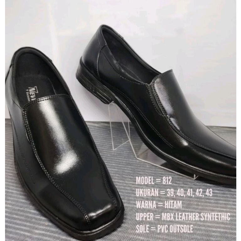 Sepatu Pantofel Pria Pantofel Hitam Pria Sepatu Pantopel Fantofel Kerja Kantor Kulit Pria