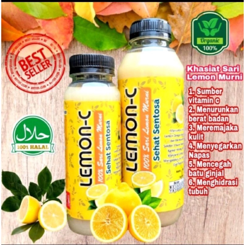 

Lemon C Original 250ml-Sari Lemon Asli Murni 100%