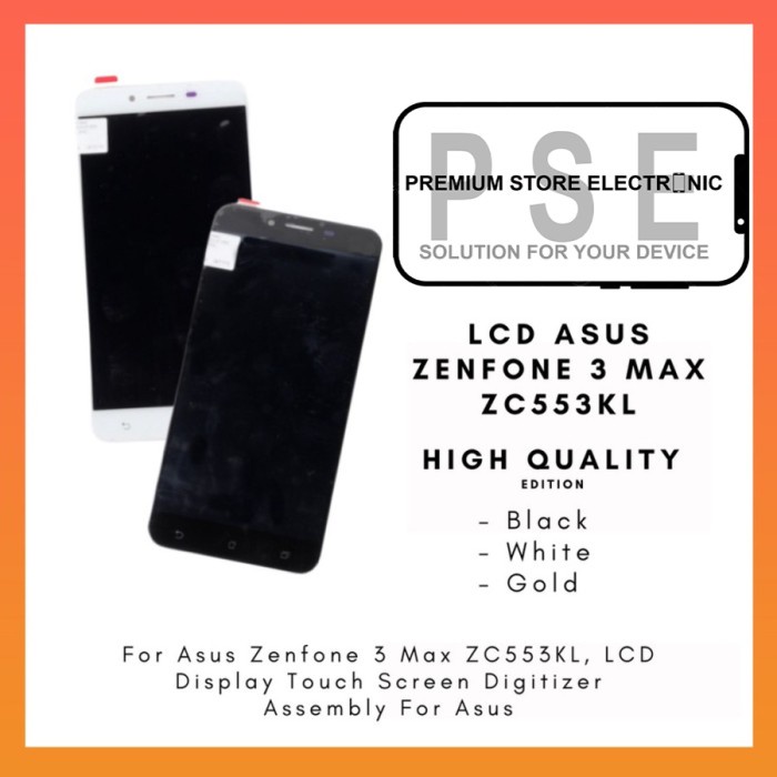 LCD Asus Zenfone 3 Max X00DD ZC553KL ORIGINAL Fullset Touchscreen