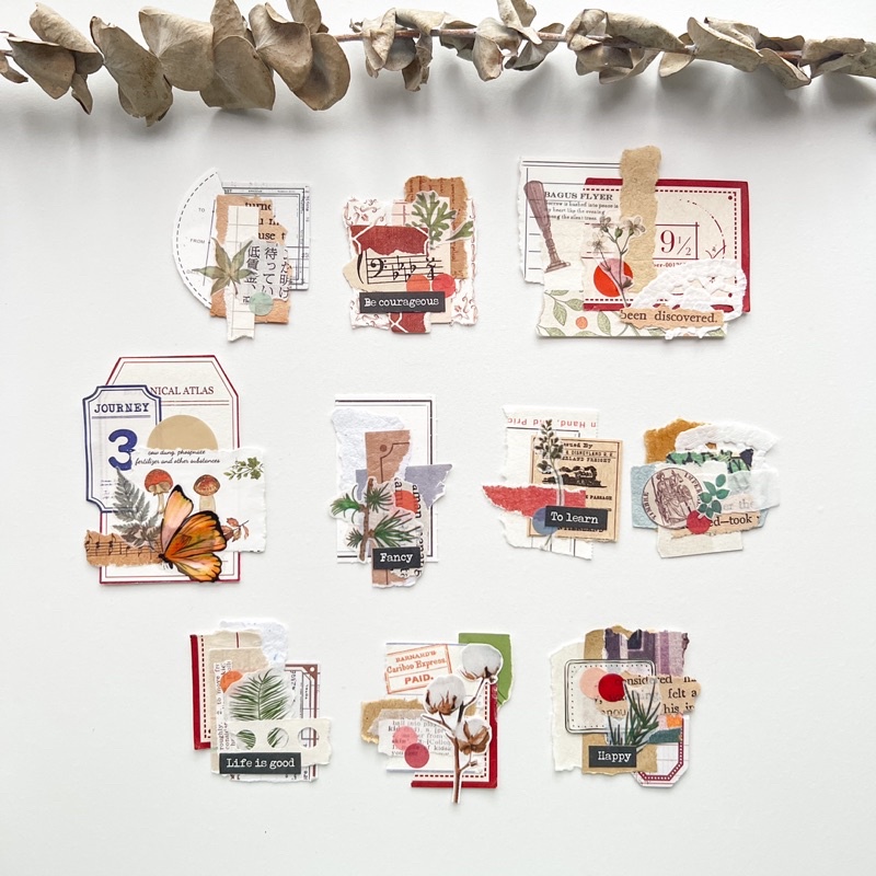 

Mini Scrap Journal Clusters/Collages