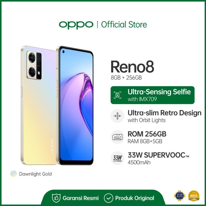 Oppo Reno 8 Series Garansi Resmi