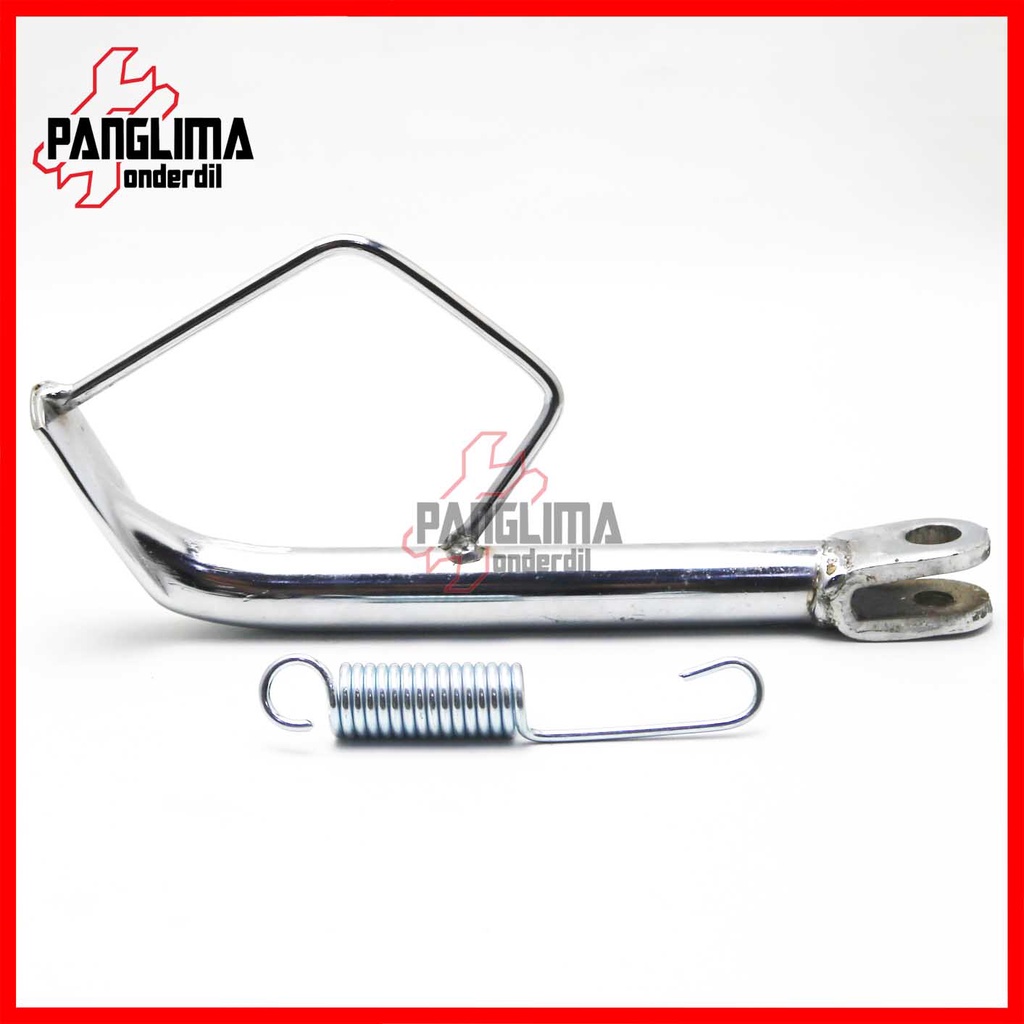 Stadar Samping Standart-Standard-Setandar-Jagang Pinggir-1 Motor Warna Chrome Untuk Ring 14