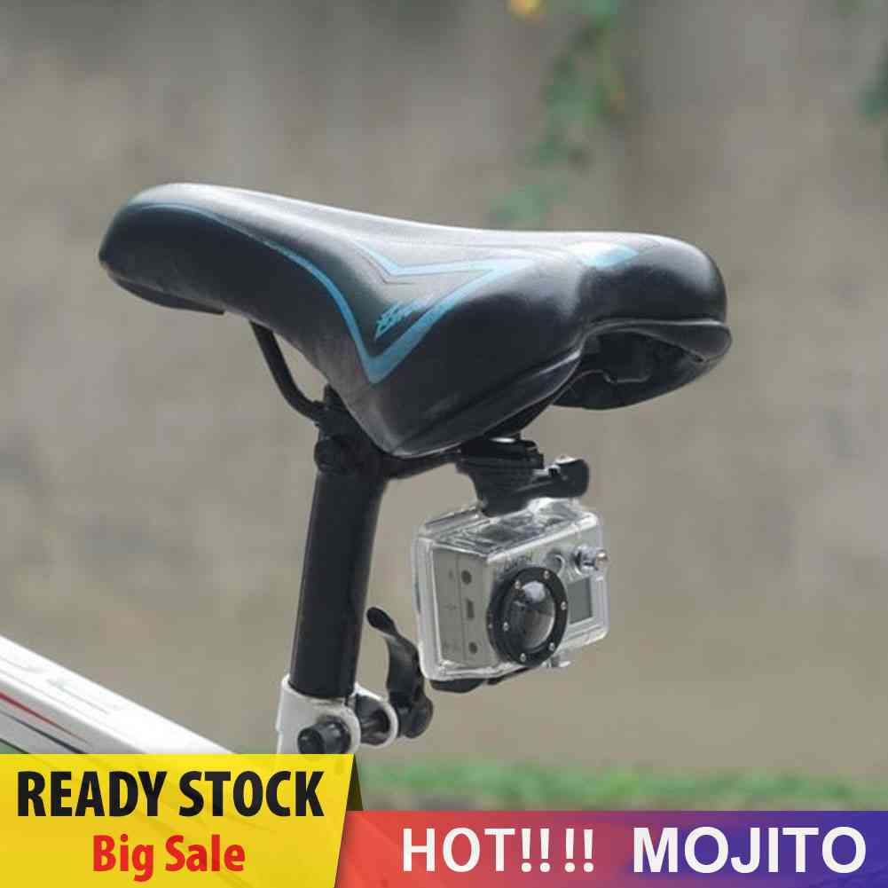 Holder Kamera GoPro Hero 10 / 9 / 8 Warna Hitam Untuk Sadel Sepeda