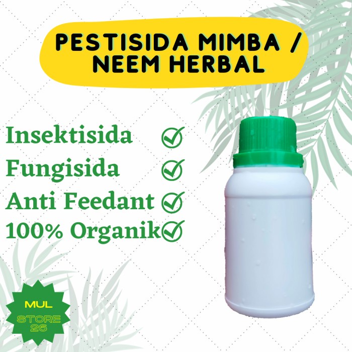 Code ID JADAM Pestisida daun mimba/ JHS/ RAJA PESTISIDA / ekstrak NEEM 1 Liter ,q: