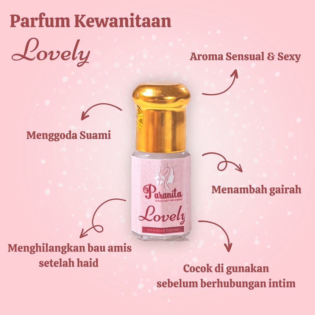 PARANITA Parfum Kewanitaan Miss V (LOVELY) Pengharum Perawat Vagina Intimate Parfum Wanita