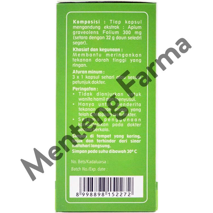 Sido Muncul Celery 30 Kapsul - Herbal Ekstrak Daun Seledri