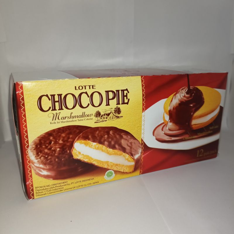 

coklat chocopie 1 dus isi 12 pcs