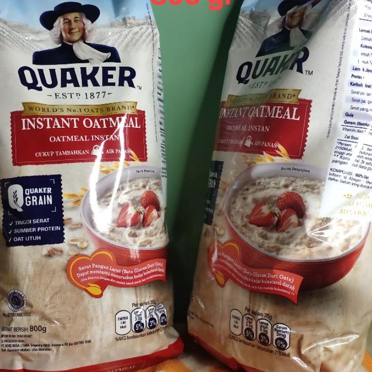 

idCc1C6--Quaker Instant Oatmeal 800 gr Quaker Quick Cook Oatmeal 800 gram quaker oats rolled oat makanan diet quaker oatmeal 800gr quaker merah quaker biru