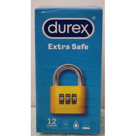 Kondom Durex Extra Safe Pack Isi 12 Pcs