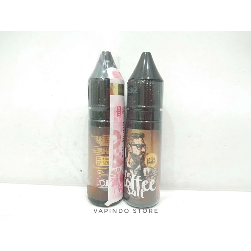 NIC 12MG SALT MR COFFEE BRULEE 15ML NIC 12MG SALTNIC BY 9NAGA X IDJ